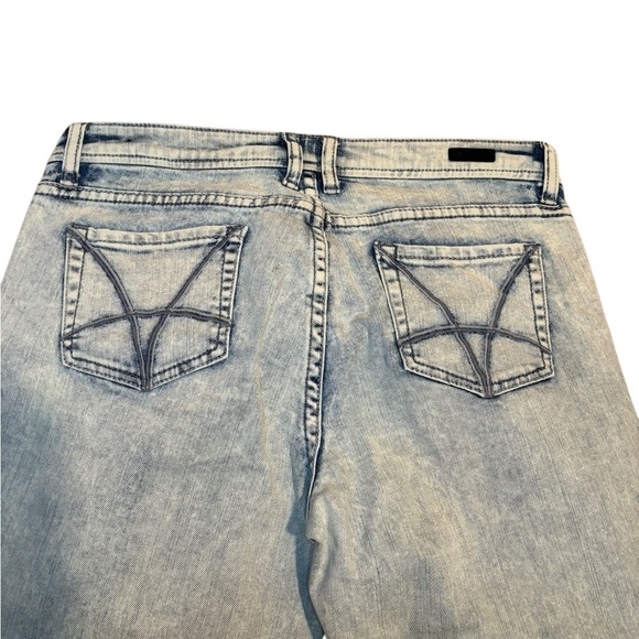 KUT from the kloth acid wash roll up cropped jeans 10 NWT - Picture 6 of 7